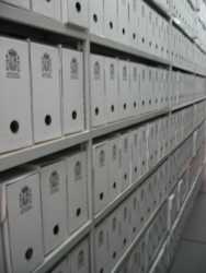 Servijarama Archivos Oficiales en Estantes Numerados