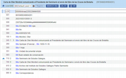 Captura ficha correspondencia